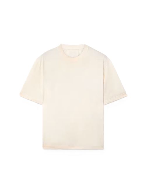 Relaxed fit t-shirt/ cotton jersey/ vintage treatment/ star golden goose print Golden Goose | GUP01873.P002418.11616ARTIC WOLF